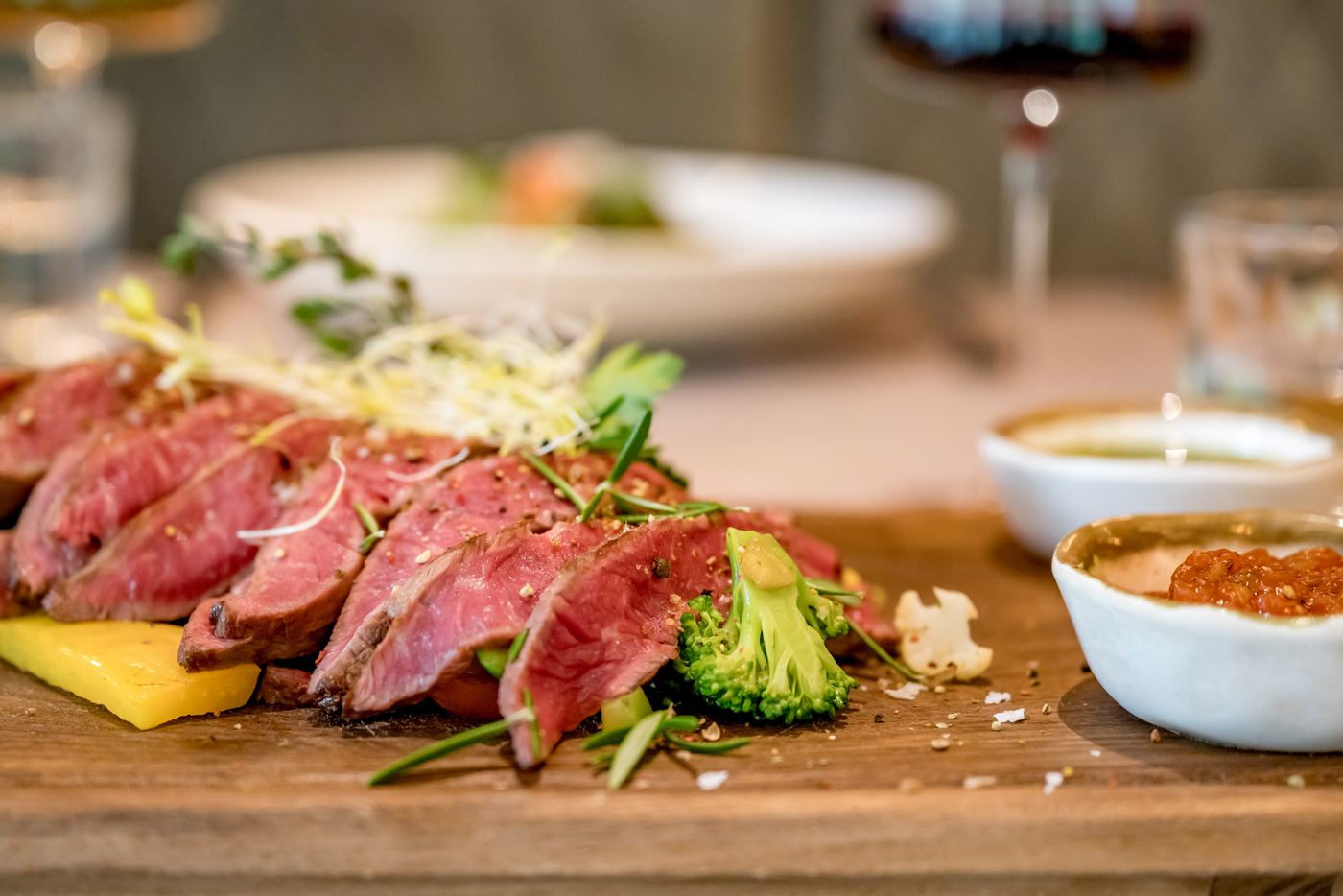 Aufgeschnittenes Roastbeef